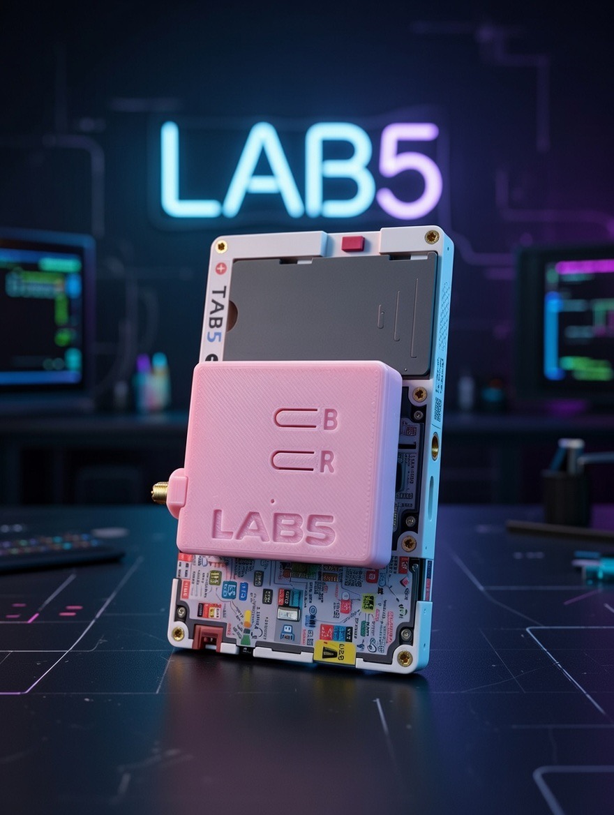 Abstract neon network and node map thumbnail.